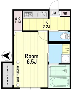 レインボーハイツ【2階】の間取り