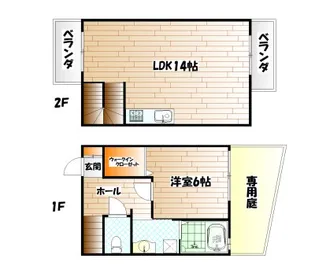グランモア片野新町の間取り