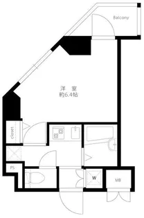 エクセリア早稲田II【10階】の間取り