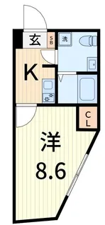 ラシクラス小岩駅前【5階】の間取り