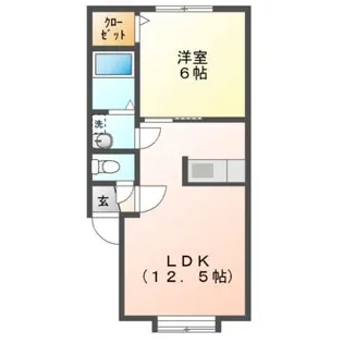 Mハイツ東町3【2階】の間取り