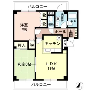 イデアルT・I【3階】の間取り