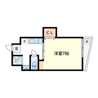 堀家第二ビル【2階】の間取り