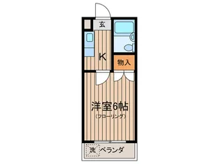 リベラハイツ【2階】の間取り