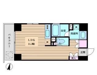 パークヒルズ赤坂【2階】の間取り