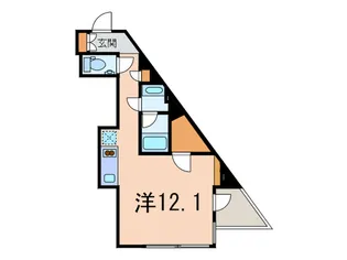 カスタリア目黒長者丸【3階】の間取り