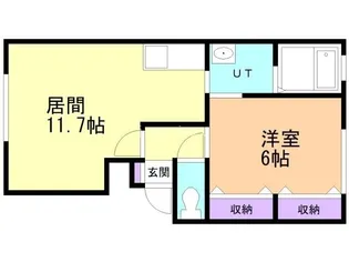 カーサ・アリエッタ2【2階】の間取り