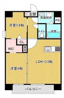A REST新町【5階】の間取り
