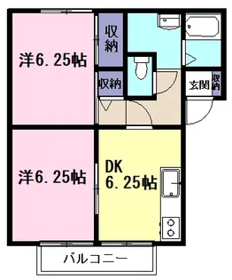 サンセール細内【2階】の間取り