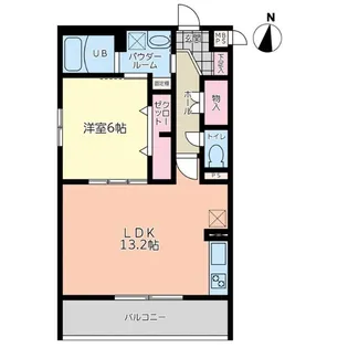 バイブリーM【1階】の間取り