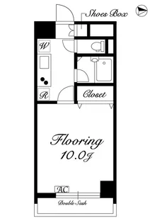 ルーエ横濱【6階】の間取り
