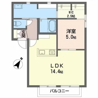 グランシャリオ・成田【2階】の間取り