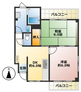 レジダンス プロスペリテ【2階】の間取り