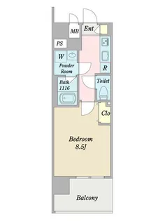 Settle KANAME【2階】の間取り