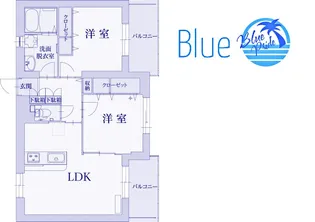 アマランス仲町台【1階】の間取り