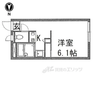 レオパレス奈良東【2階】の間取り