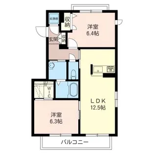 セピアコートB【3階】の間取り