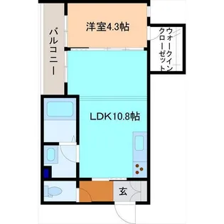 本町倶楽部II【2階】の間取り