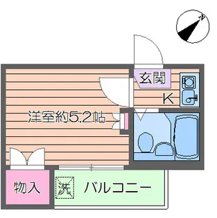 ベルク白山【2階】の間取り