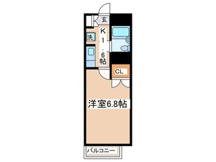 シャトレー昭島【2階】の間取り