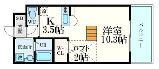 プレジールジョイ西原【3階】の間取り