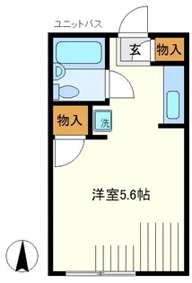 グランドヒル岡上B【2階】の間取り
