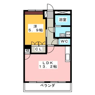 キャンプG【2階】の間取り