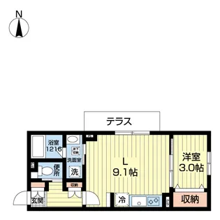 ペラゴス・メソン【1階】の間取り