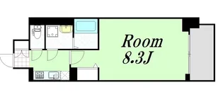 プランドール江戸堀レジデンス【9階】の間取り