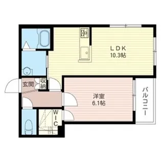 シャーメゾン太子堂【1階】の間取り