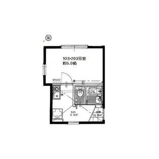 リーヴェルポート横浜白楽II【2階】の間取り