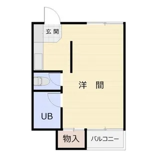 パルコモンクロダ【1階】の間取り