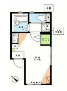 ストーンズ月島【1階】の間取り