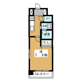ブルームライフ新栄【10階】の間取り