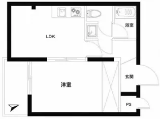 モナーク北新宿【1階】の間取り