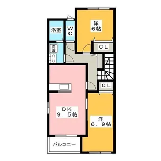 ネオハイム【2階】の間取り