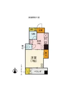 ネオハイム日之出【2階】の間取り