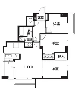 琳和クレストコート【1階】の間取り