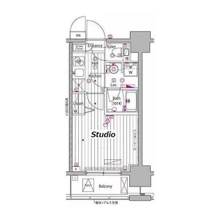 ガーラ・プレシャス川崎【9階】の間取り
