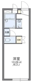 レオパレスアルカディア【2階】の間取り