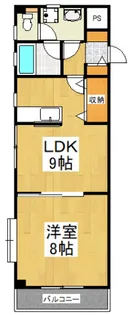 エポカルシダ【3階】の間取り
