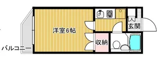 フローラ鶴見【1階】の間取り