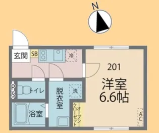 カインドネス志木【2階】の間取り