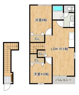 アルドール・S【2階】の間取り