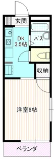 ハイツサザンクロスII【1階】の間取り