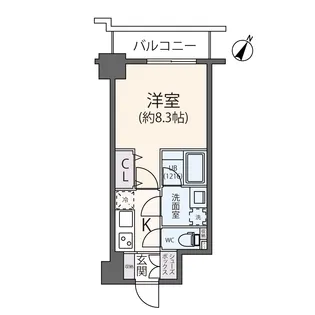 リージア代々木ビナリオ【4階】の間取り