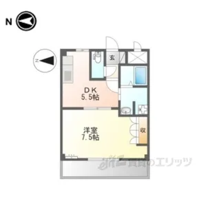 パンヴィラージュ【2階】の間取り