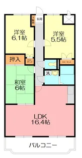 アルテールS【1階】の間取り