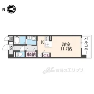 シカタシャンブレット1【7階】の間取り