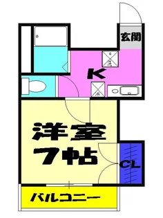 林ビル【2階】の間取り